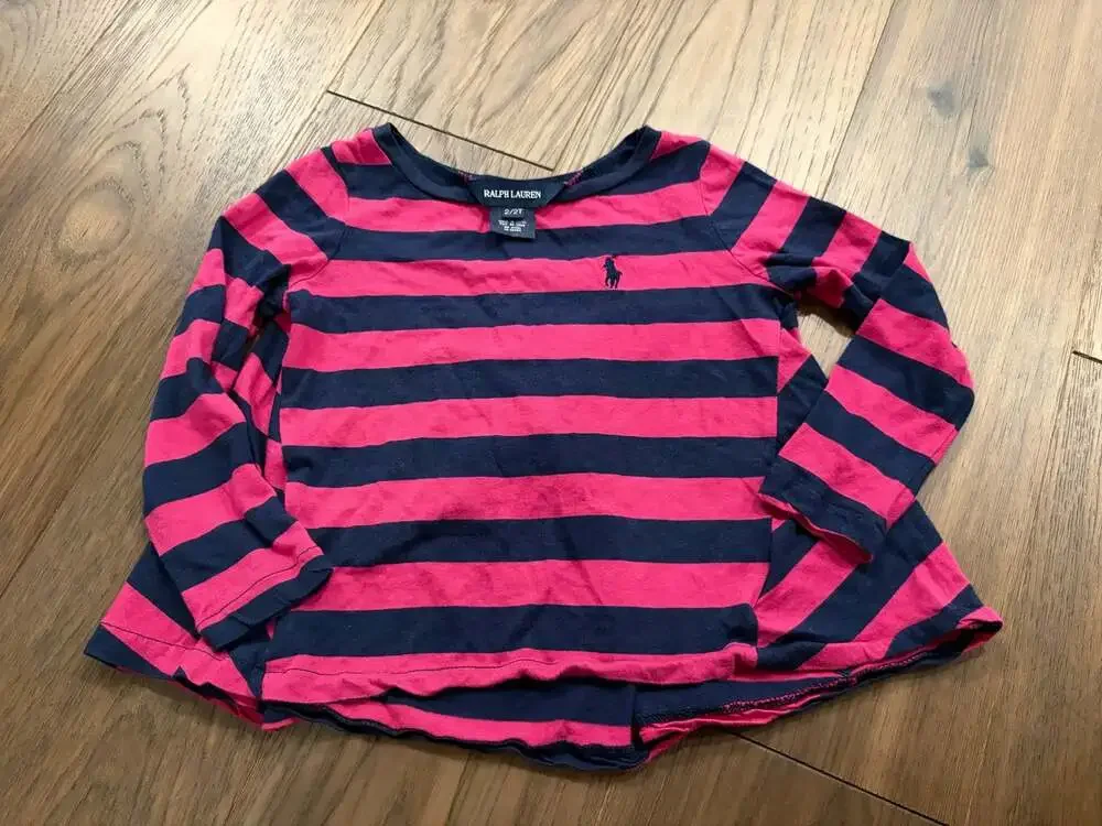 Ralph Lauren Striped Long Sleeve T-Shirt Size 2T
